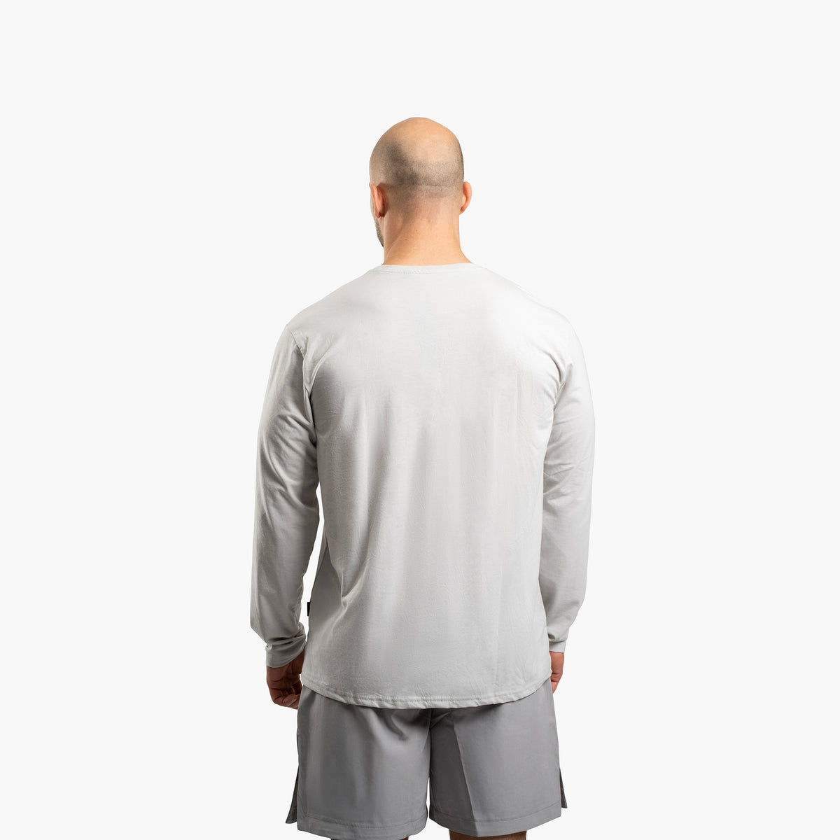 SportsTech herre langærmet (light grey)