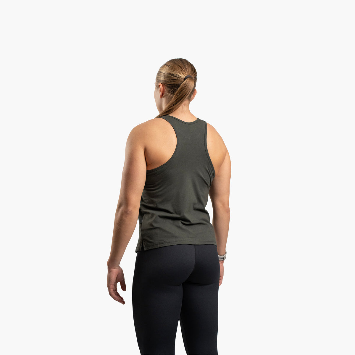 SportsTech kvinde lang top (Dark grey)