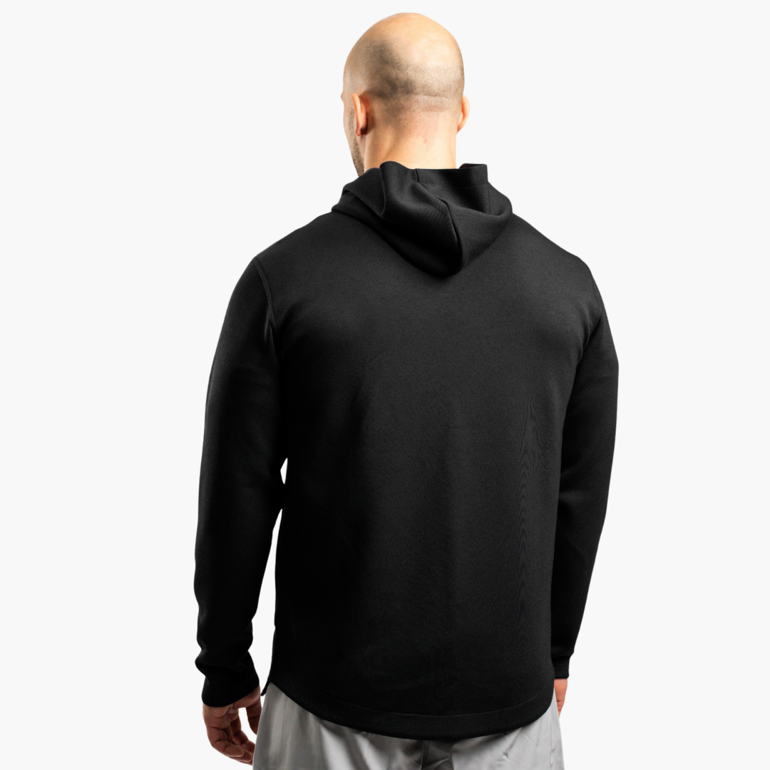 Active hoodie (Sort)