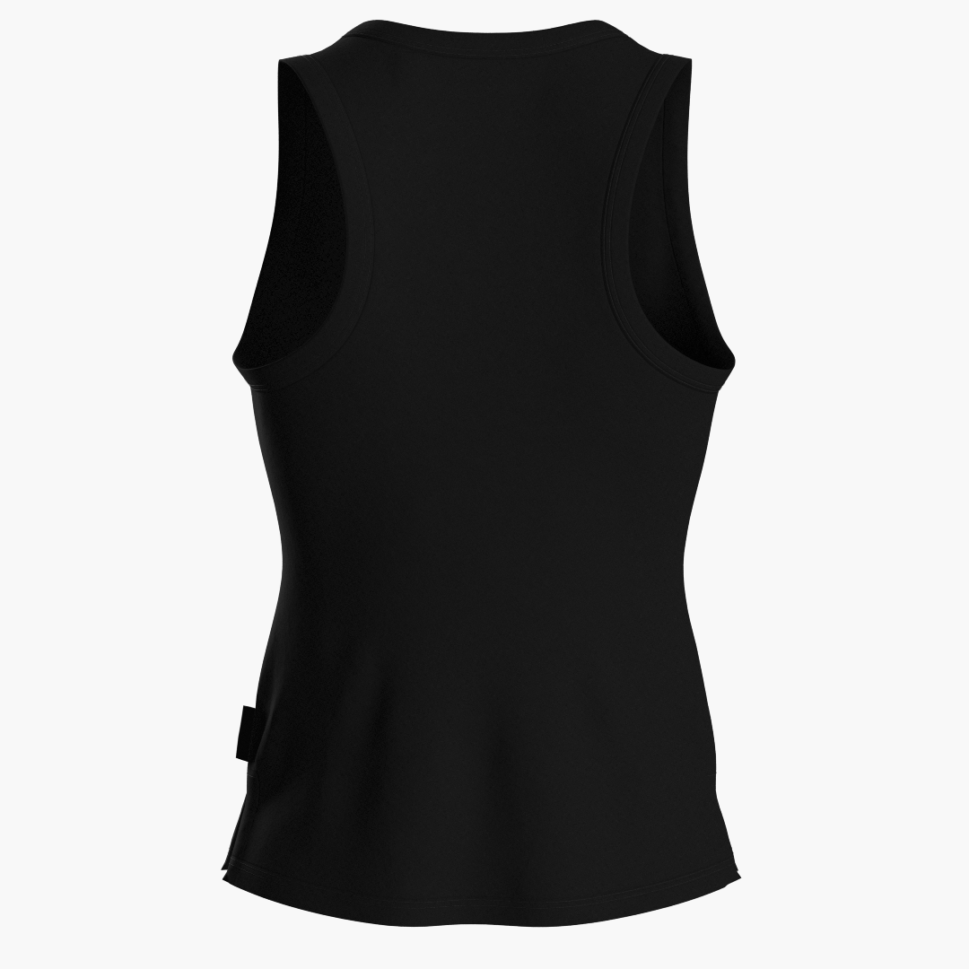 SportsTech kvinde lang top (sort)