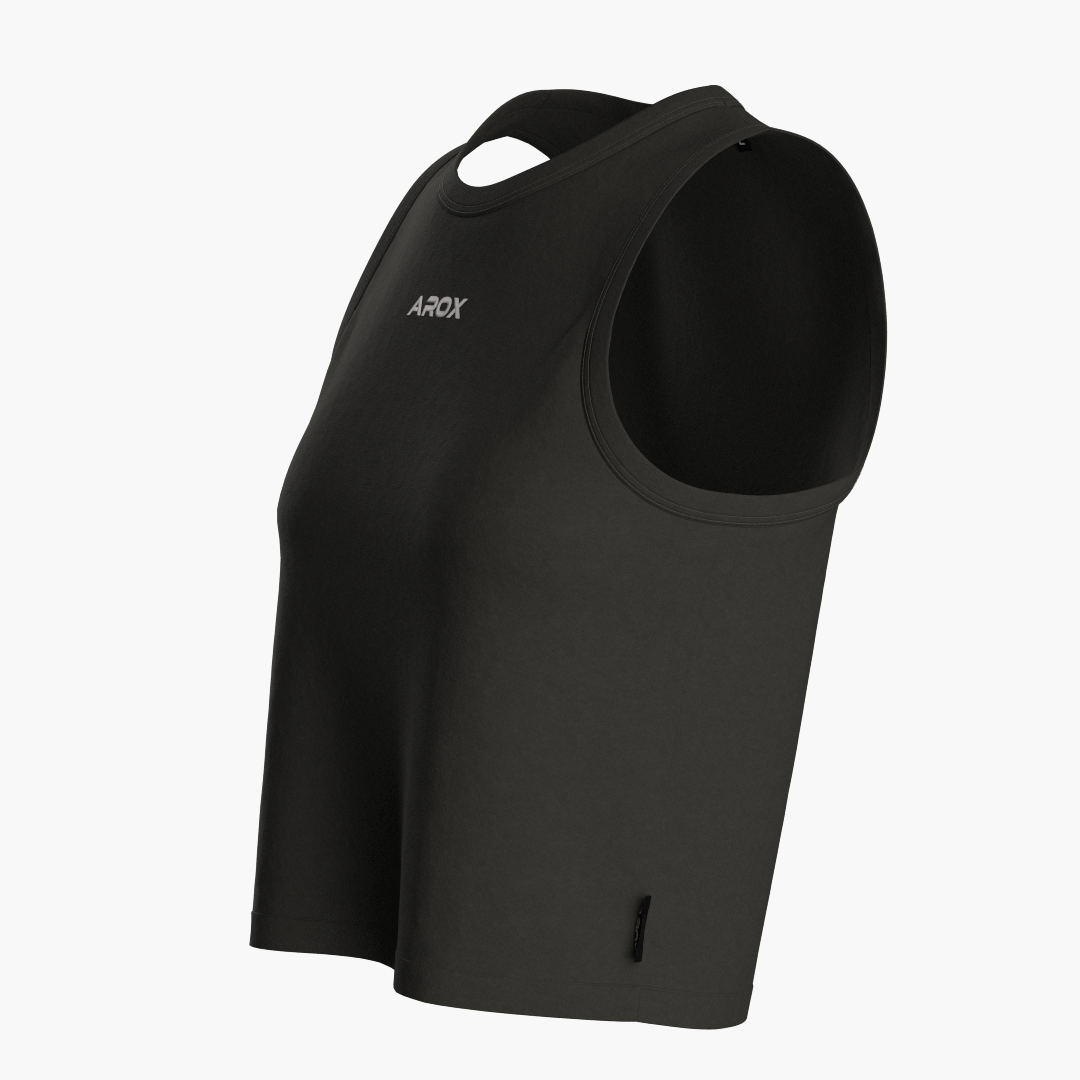 SportsTech kvinde top (Dark grey)