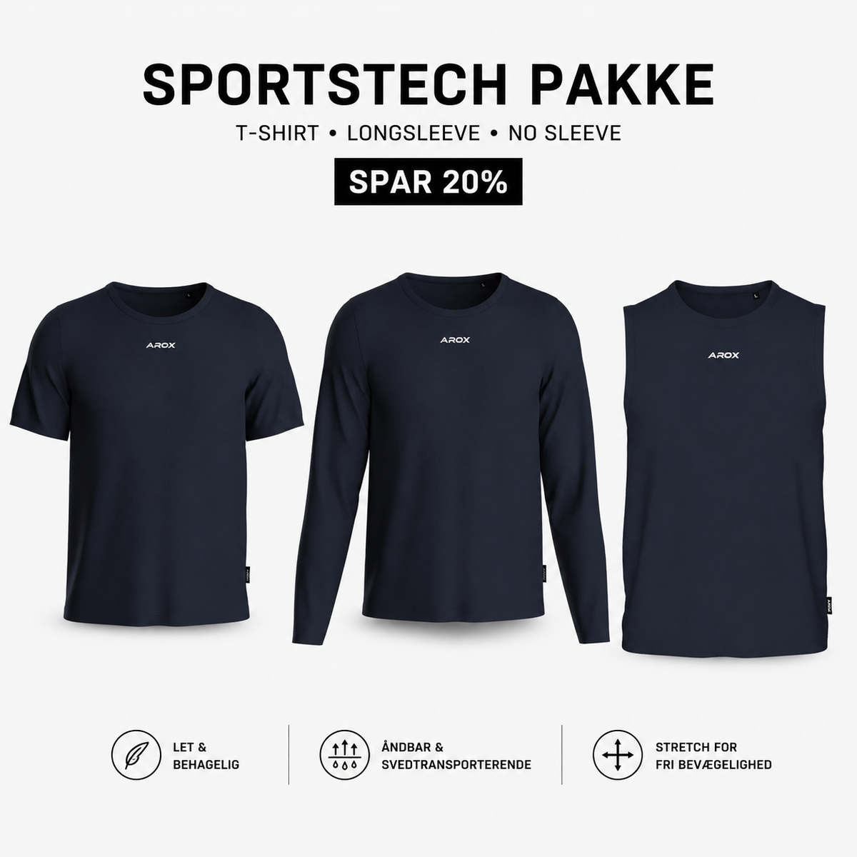 Herre overdels pakke