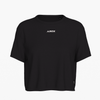 SportsTech kvinde box crop t-shirt (Sort)