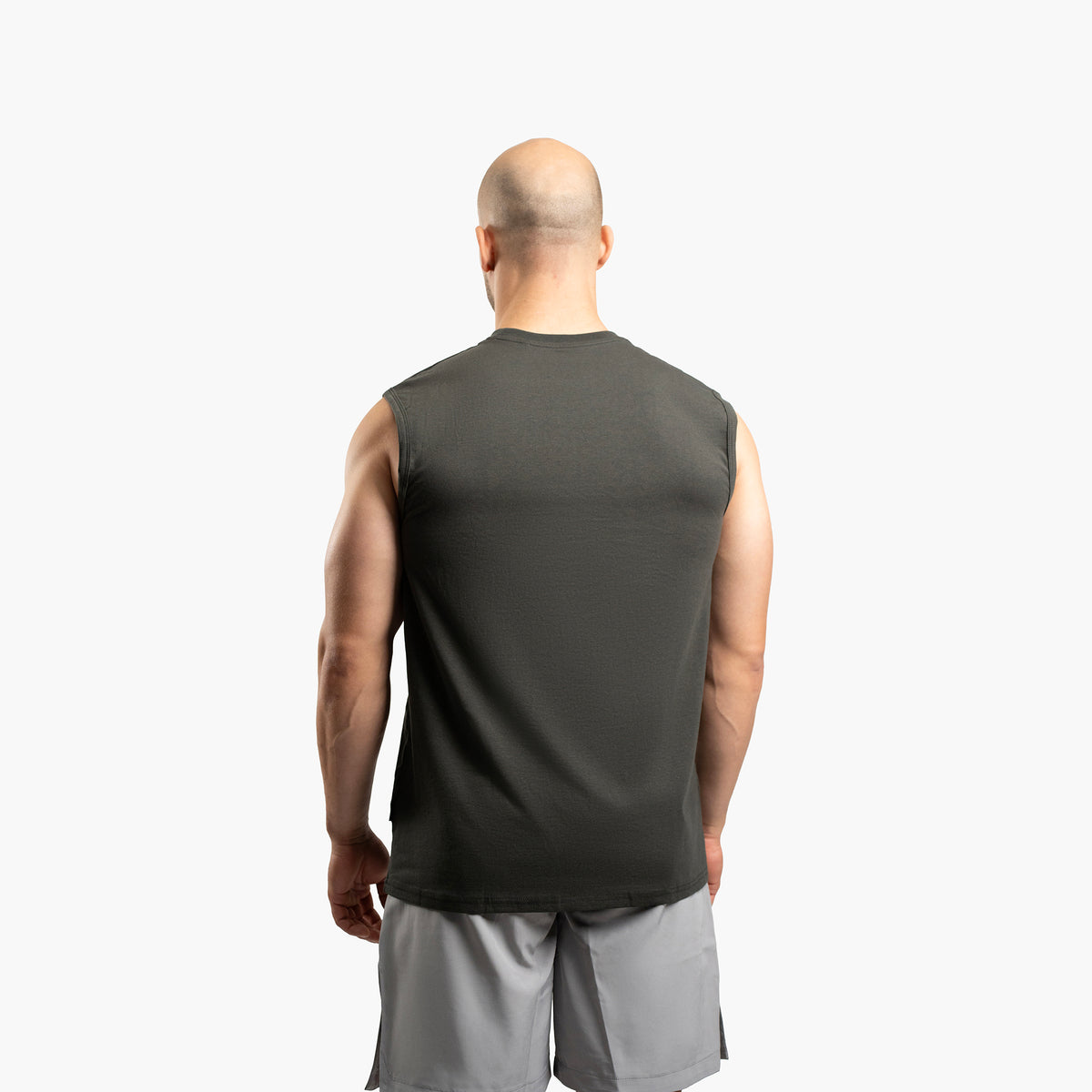 SportsTech herre no-sleeve (Dark grey)