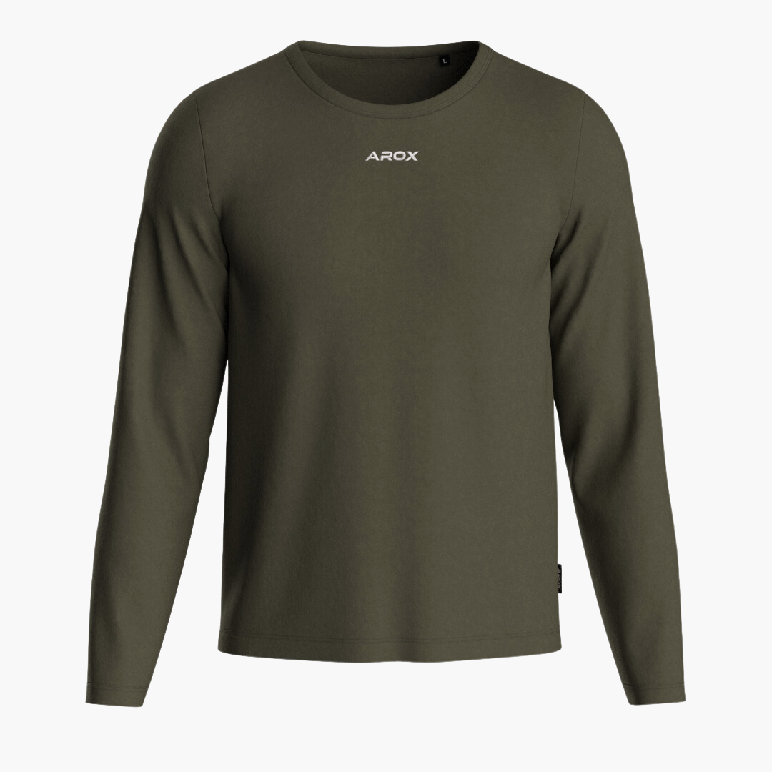 SportsTech herre langærmet (Ranger green)
