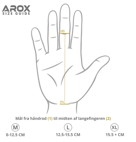 AROX ANTI SLIP SIZE GUIDE 